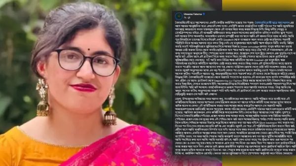 বৈষম্যবিরোধী ছাত্র আন্দোলন থেকে সরে দাঁড়ালেন মুখপাত্র উমামা